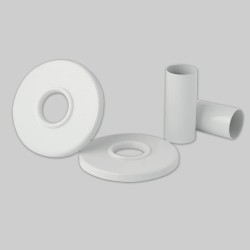 Zestaw Maskujący Rozety okrągłe Białe