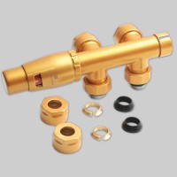 Zestaw termostatyczny DUOPLEX Złoty