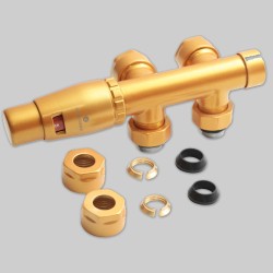 Zestaw termostatyczny DUOPLEX Złoty